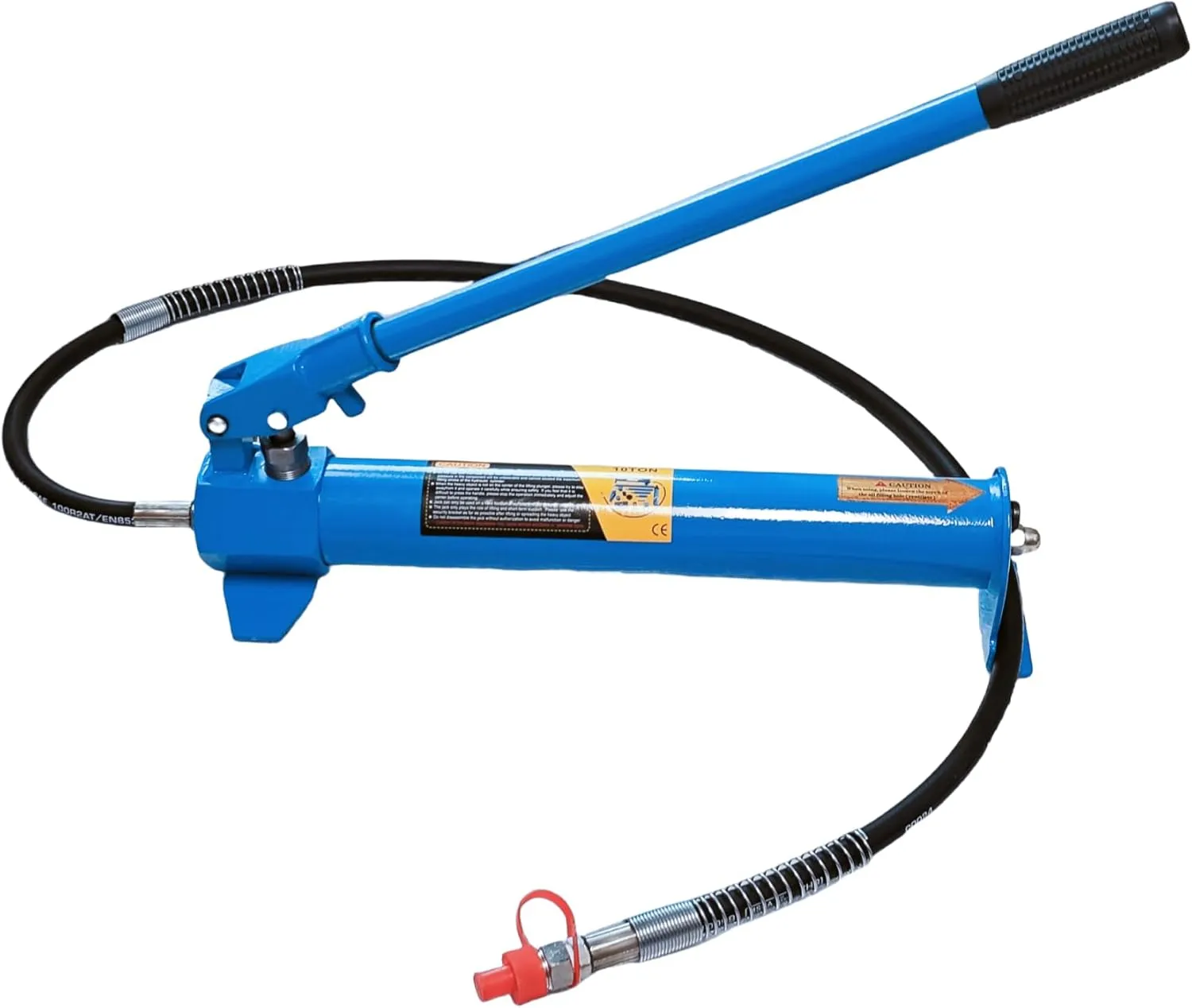 10 Ton Hydraulic Floor Jack Porta Power Kit Hand Pump Ram Replacement Car Auto Body Frame Repair Tools with Long Handle 22000lbs Blue