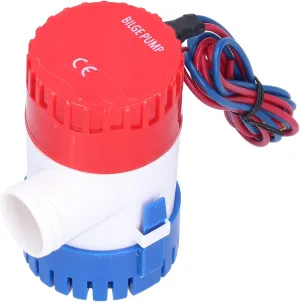 1100GPH High Performance Anti-Rust Energy Saving Bilge Pump for Boats, Aquariums and Water Circulation Systems (DC12V 1100GPH)