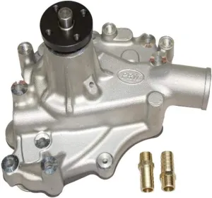 1430200 Performance Quotient As-Cast High Flow Left Inlet Aluminum Water Pump for Ford 302 1970-78, 351W 1970-87