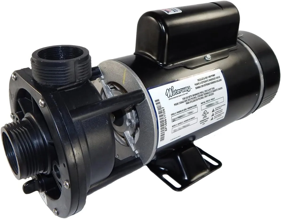 1.5 hp 115V 2-Speed Waterway Spa Pump 1 1/2" Center Discharge