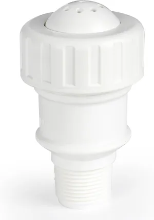 3/4" Vacuum Relief Valve Pool Solar Panels Compatible for Heliocol and Sunstar Panels, PVC Vacuum Relief Valve Fit for Heliocol Solar Swimming Pool Heating Systems (White)