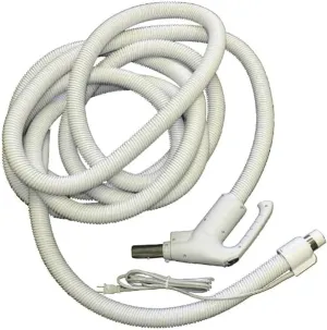 35 Foot Central Vacuum Dual Voltage Hose with 6-Foot Pigtail - Part #4W3535FPWS: Ultimate Cleaning Power for Every Corner of Your Home