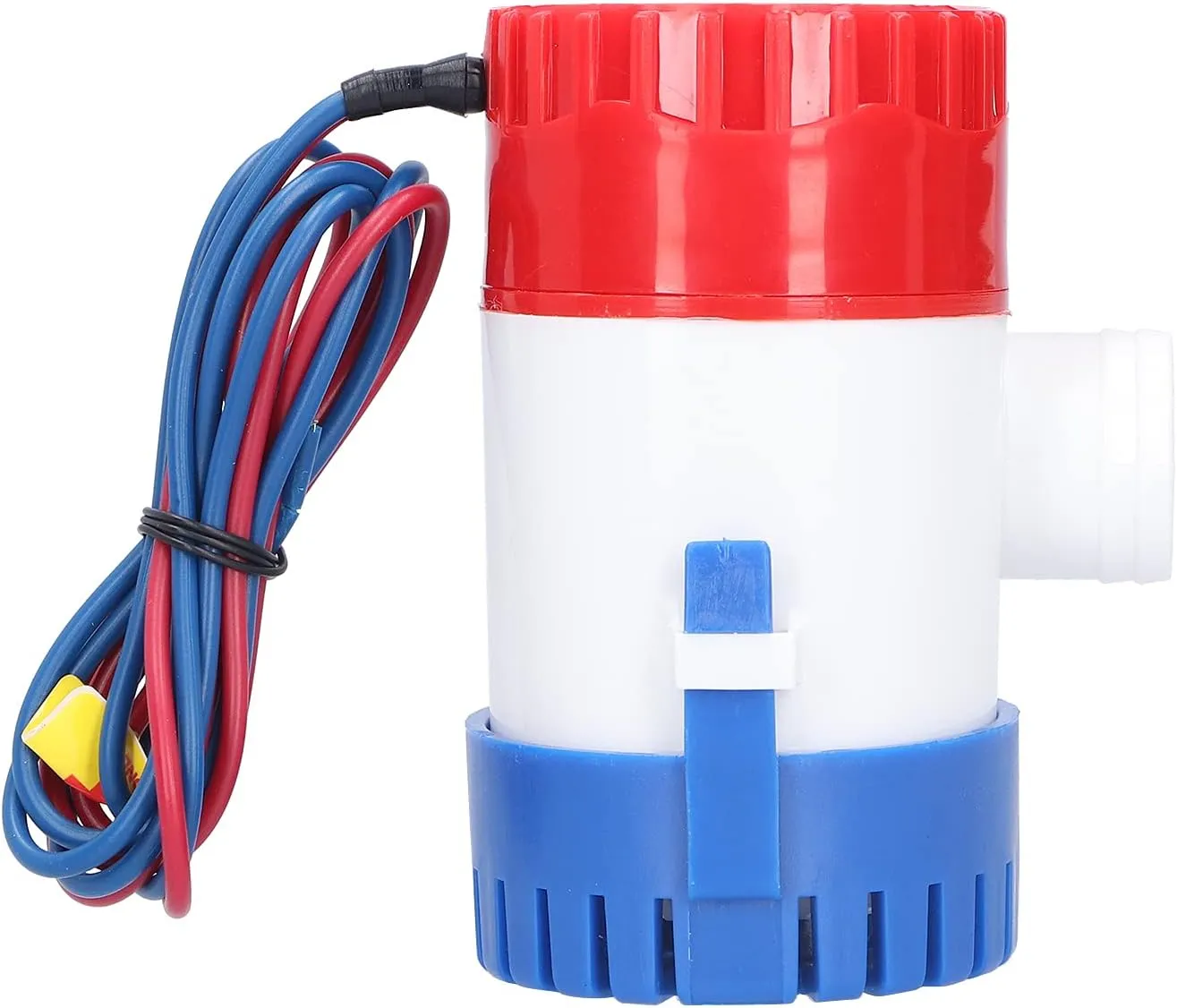 350GPH, Stainless Steel Shaft, ABS Housing Bilge Pump Kit, Easy to Clean, Low Noise, DC 12V/24V Submersible Pump for Drainage with and, Humanized Design for Ship, Suitable for