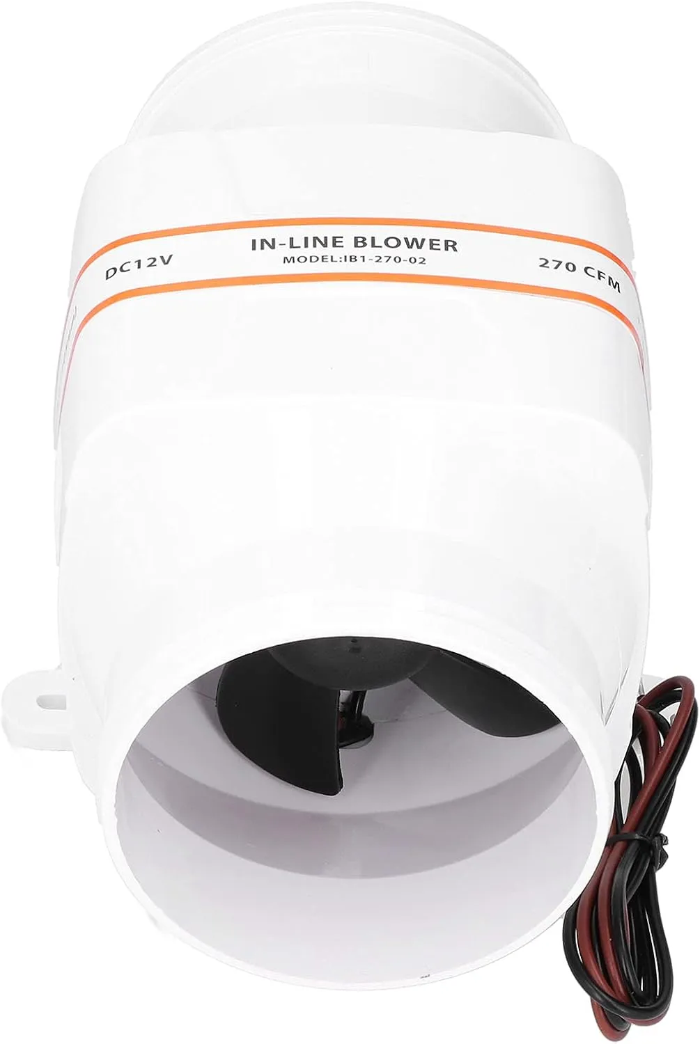 4in Inline Blower, Bilge Air Blower, Marine Bilge Blower for Providing Necessary Ventilation to The Engine Compartment