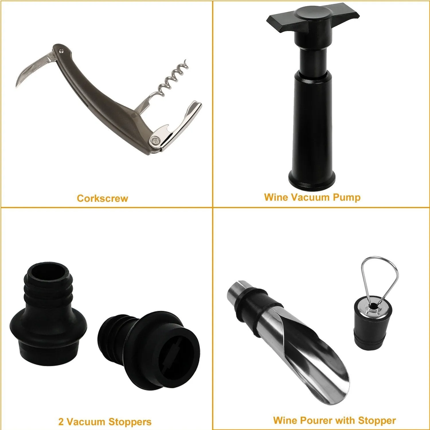 5-Pack: Wine Bottle Opener Set