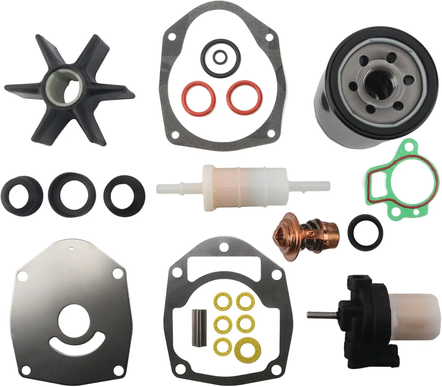 8M0100527 Complete Maintenance Service Kit for Mercury Marine 40-60 HP Outboard Boat Motors replaces 47-8M0100527 Sierra 18-3214 18-7914 18-3214D