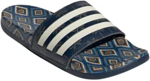 adidas Women's Adilette Comfort Slide Sandal, Night Indigo/Cream White/Night Indigo, 8