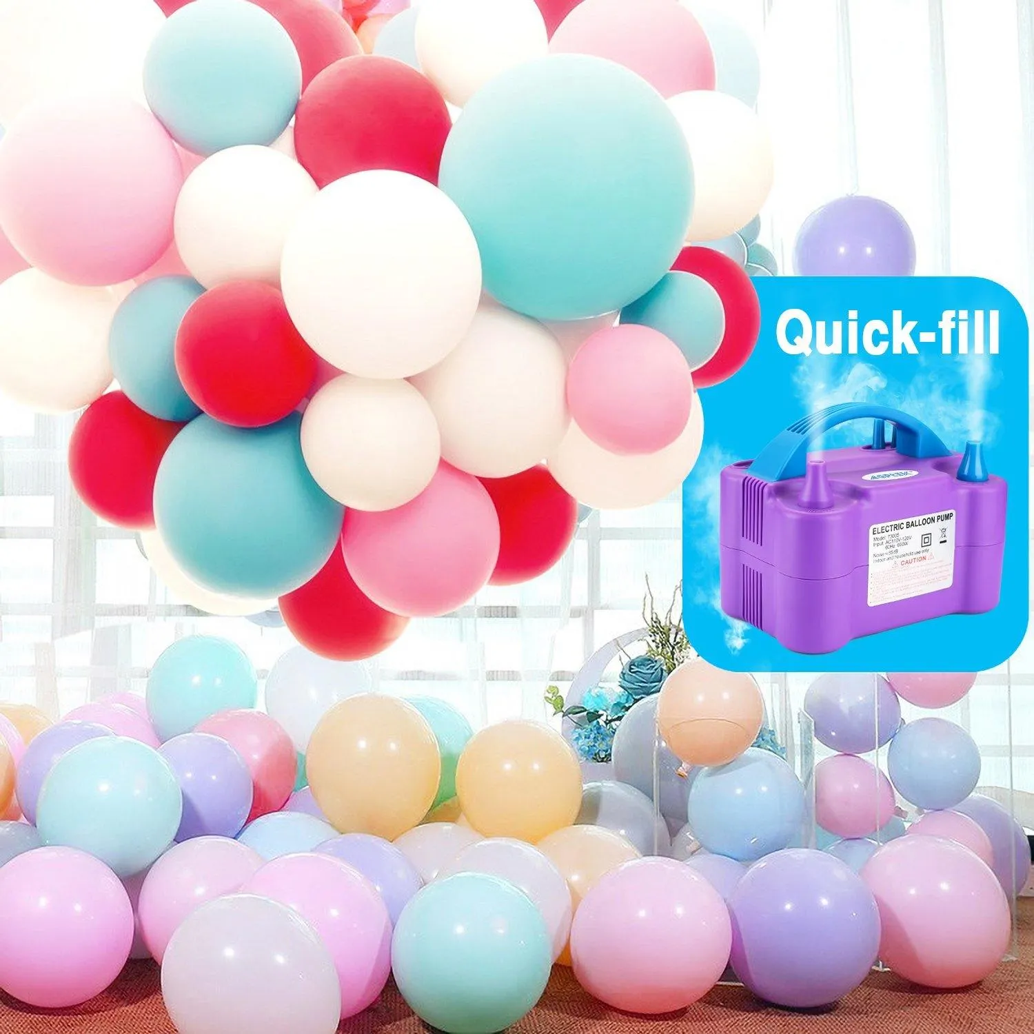 AGPTEK Electric Air Balloon Pump