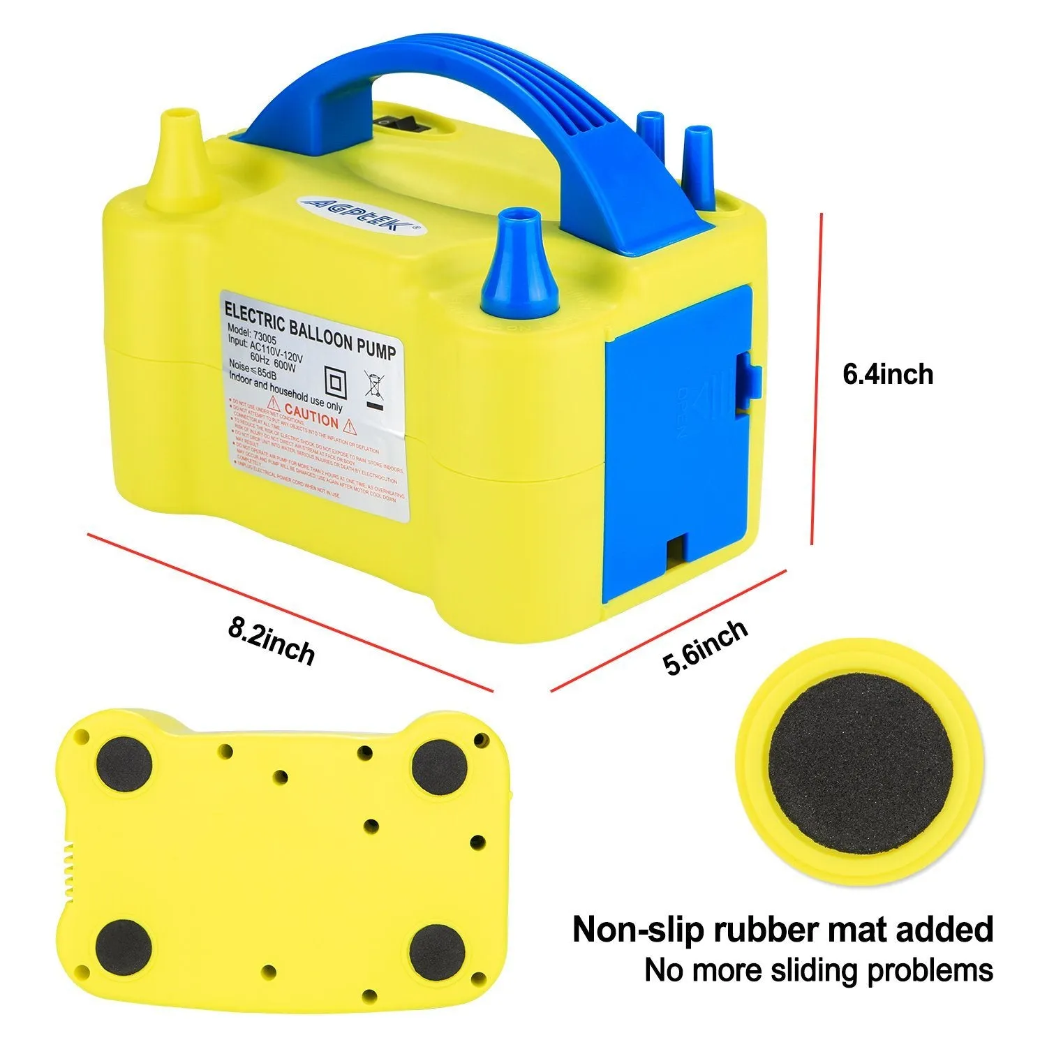 AGPtEK Portable Electric Air Balloon Pump