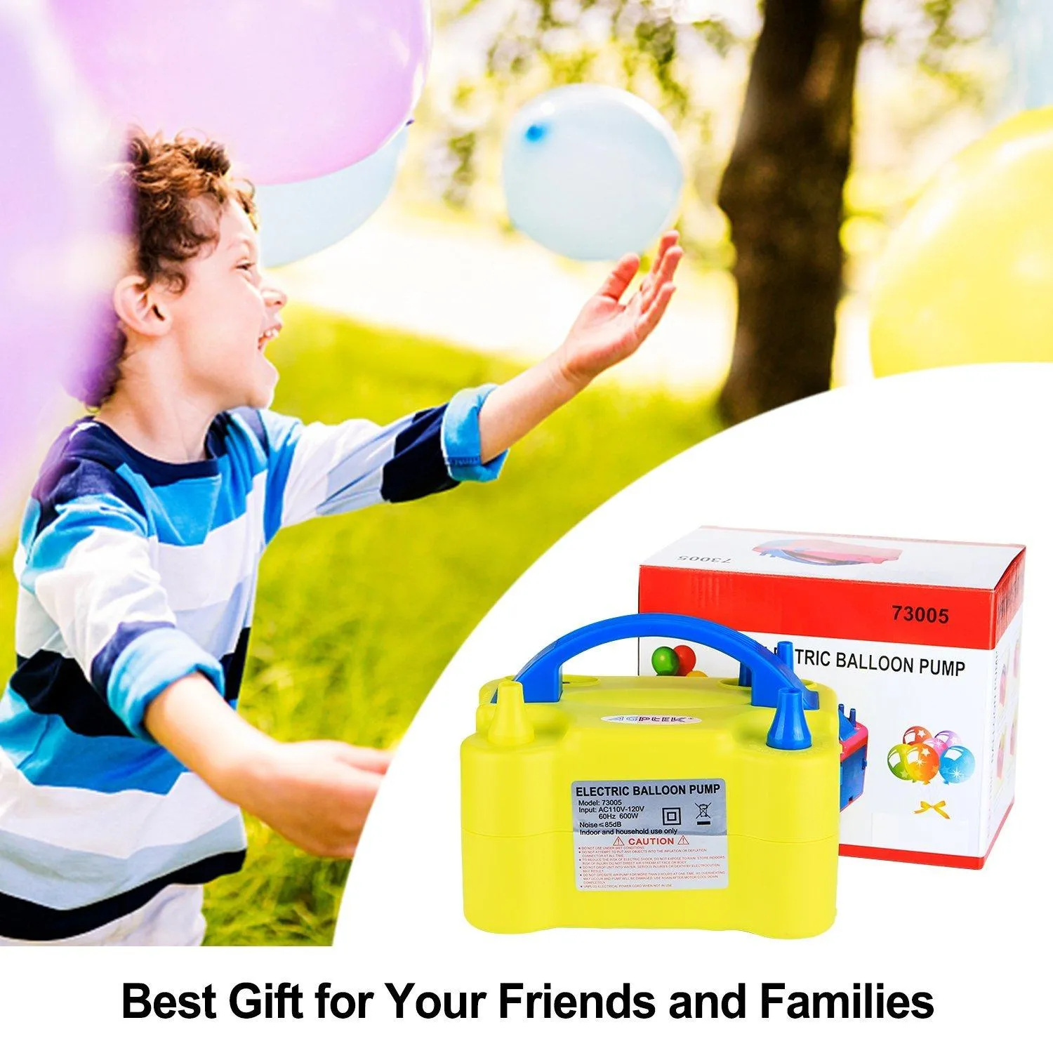 AGPtEK Portable Electric Air Balloon Pump