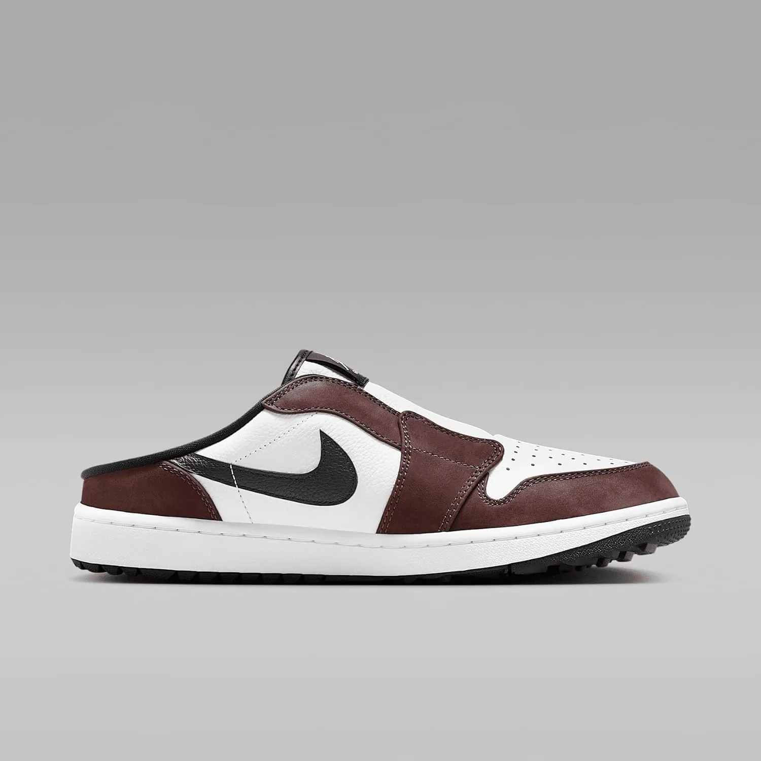Air Jordan Mule Golf Shoes (FJ1214-001, Black/White/Varsity Red)