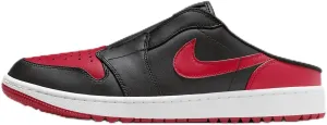 Air Jordan Mule Golf Shoes (FJ1214-001, Black/White/Varsity Red)