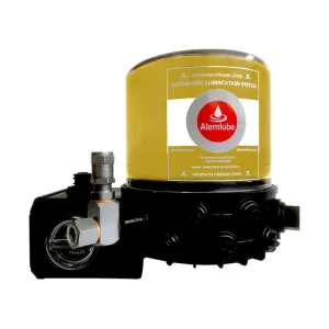 Alemlube - 24Vdc Pump With 1kg Reservoir With Controller With Low Level Switch 1 x Fixed Pump Element & Relief Valve | 3K.24TL.F