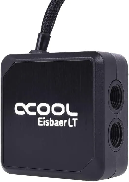 Alphacool Eisbaer LT (Solo) CPU Water Block and Pump, Black