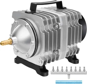 AquaMiracle Aquarium Air Pump Commercial Air Pump with Aluminum Housing, 600/1000/1200/1750GPH Fish Tank Bubbler Pond Aerator for Aquariums, Ponds, Hydroponics