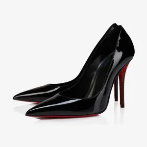Black Patent Leather Classic Vamp Pumps