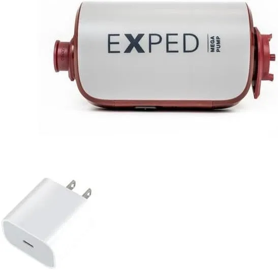 BoxWave Charger Compatible with Exped Mega Pump - PD GAN miniCube (30W), 30W Tiny PD GAN Type-C Wall Charger - Winter White