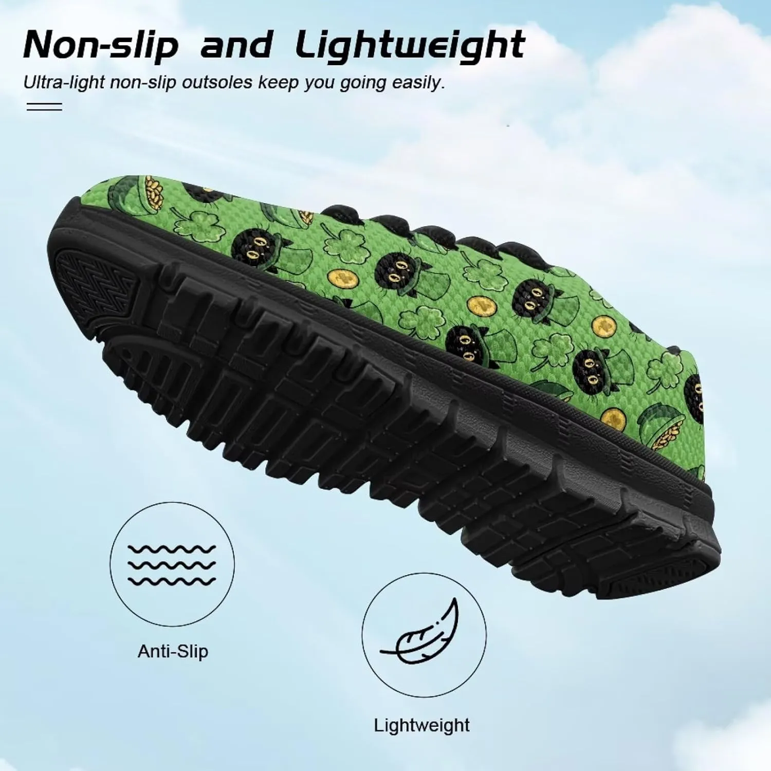 Boys Girls Shoes Non Slip Athletic Running Walking Kid Lightweight Lace Up Sneaker Breathable Mesh Upper Sport Shoe