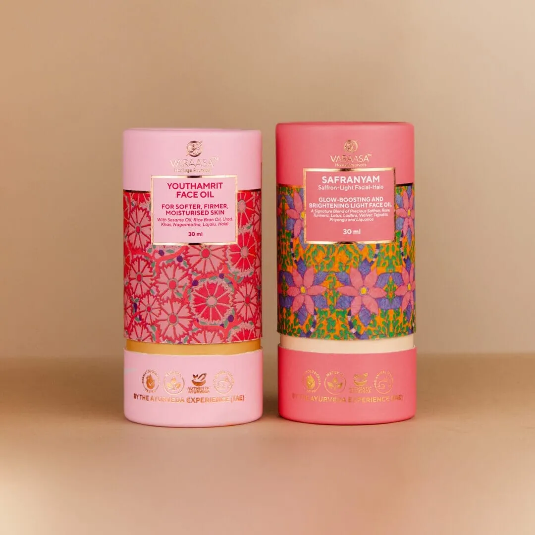 Brighten & Firm Face Oil Duo in a Free Gift Box