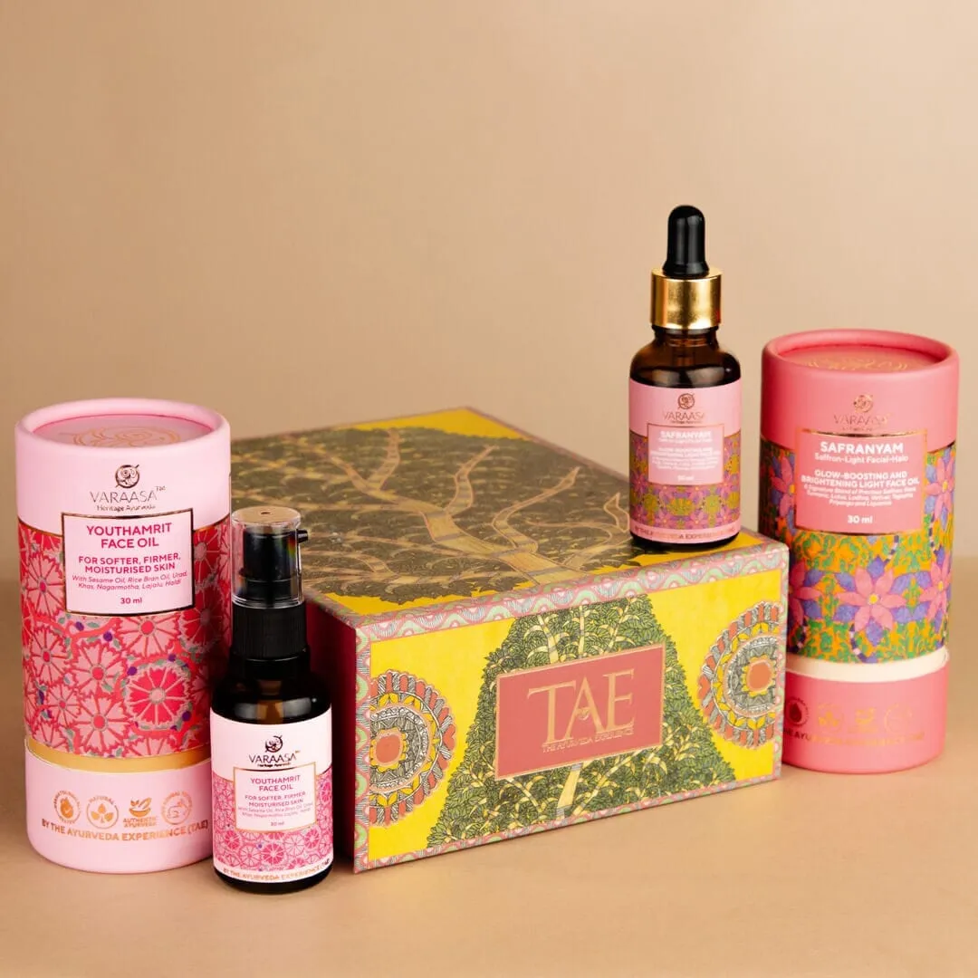 Brighten & Firm Face Oil Duo In a Free Gift Box
