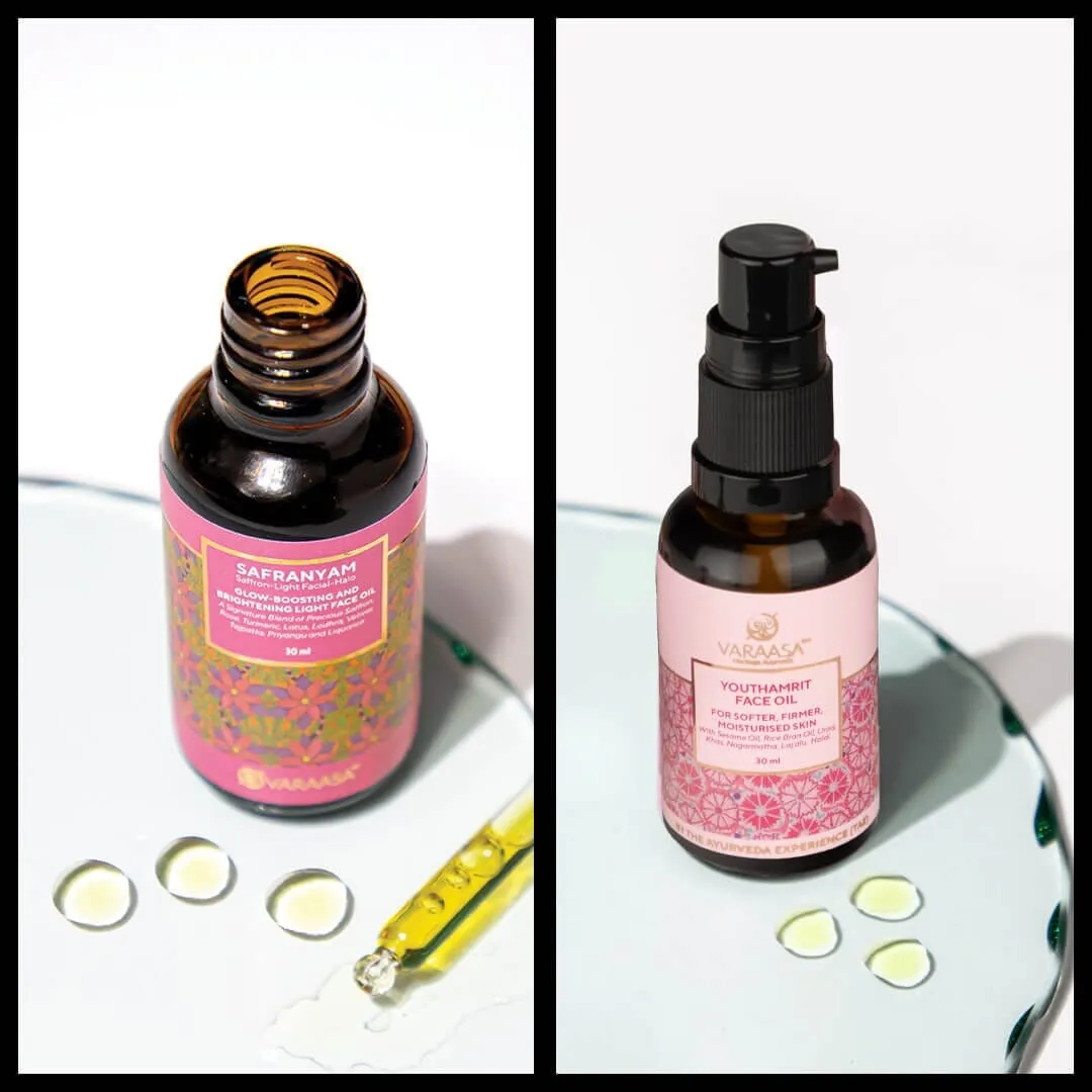 Brighten & Firm Face Oil Duo In a Free Gift Box