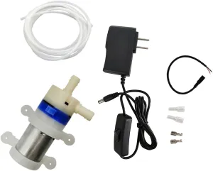 BRINGSMART Mini 12V Food Grade Water Pump 19GPH Low Noise Diaphragm Pump Self Priming Function Food Grade Pipe Fresh Water Transfer DC Pump Ice Maker Coffee Machine Water Cooling Electric Pumps
