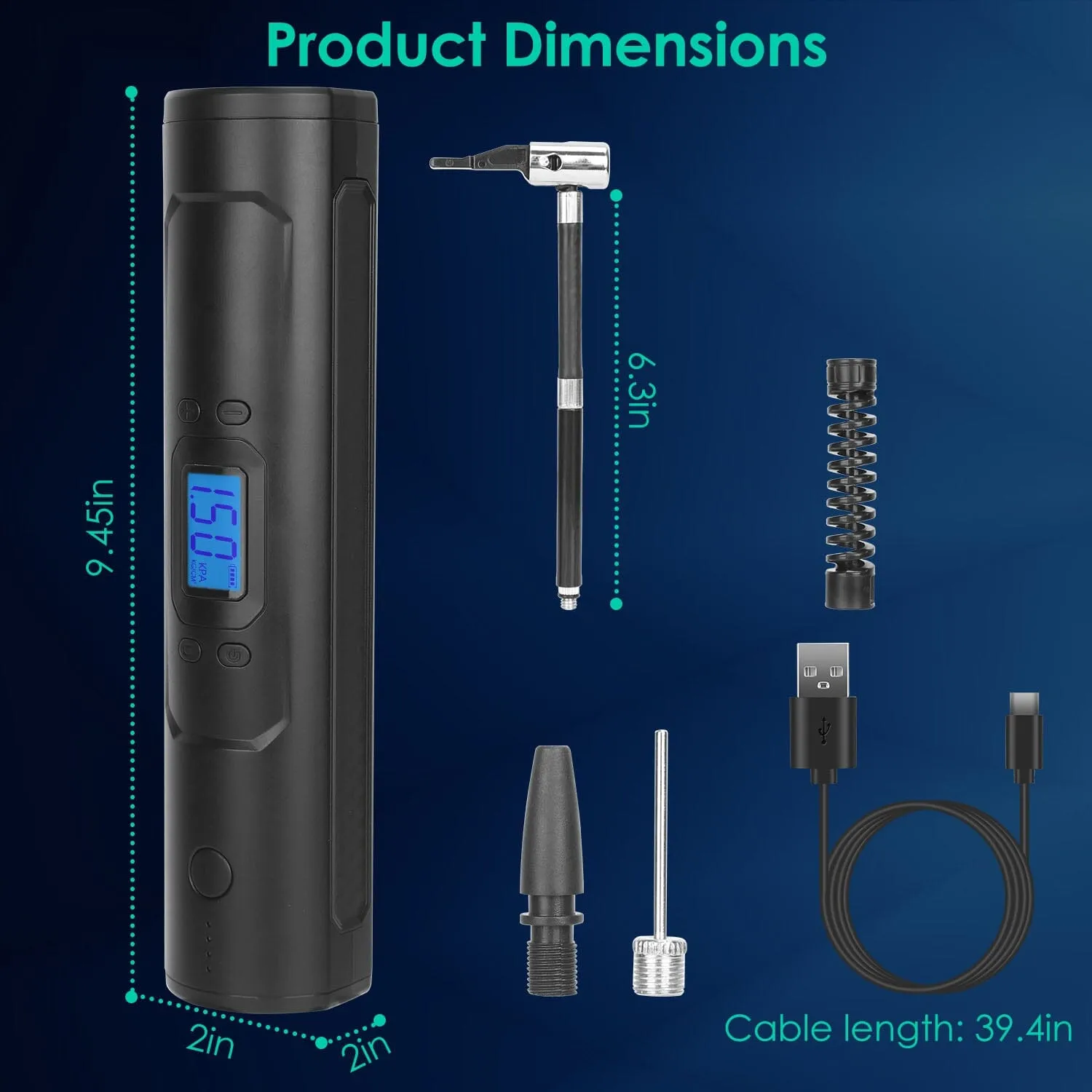 Car Tire Inflator Pump