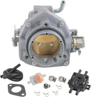 Carburetor 146-0496 with Fuel Pump oil filter Kit Compatible with ONAN NOS B48G B48M P216G P218G P220G Carb Replace 146-0375 146-0414 146-0479 146-0381 146-0430 146-0386