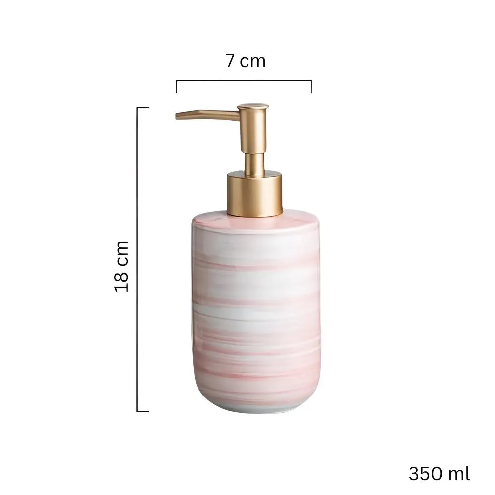 CeramiLux | Marble-Glazed Soap Dispenser