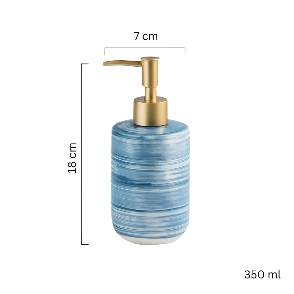 CeramiLux | Marble-Glazed Soap Dispenser