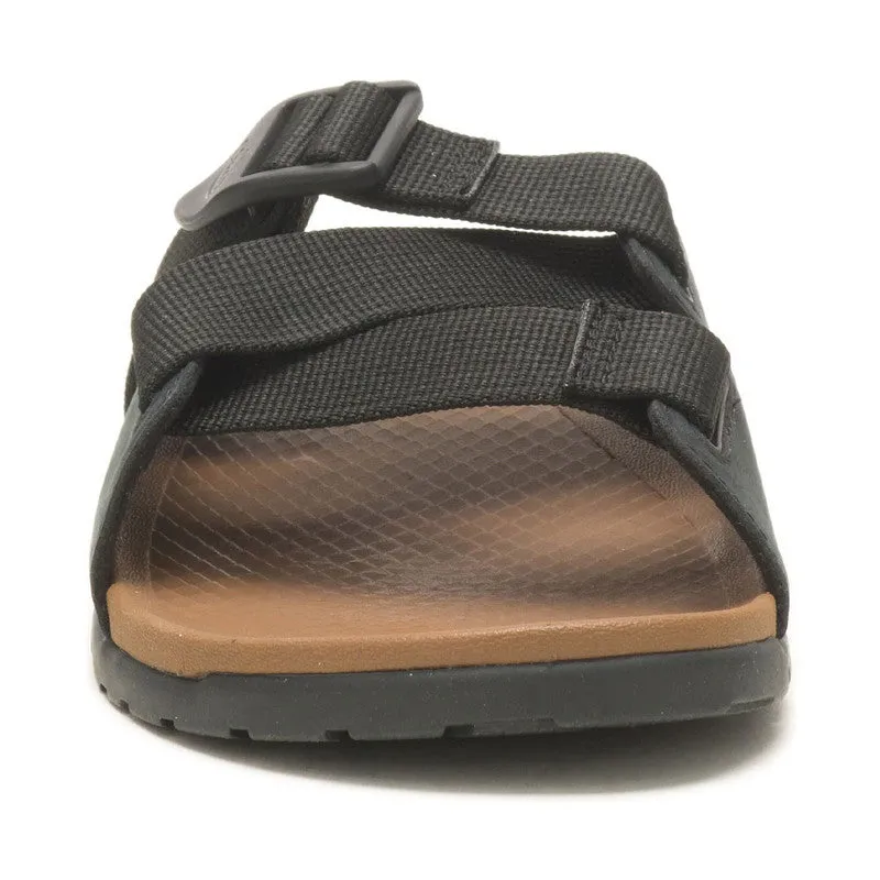 CHACO Lowdown Leather Slides Black Jch109412  Women (LF)