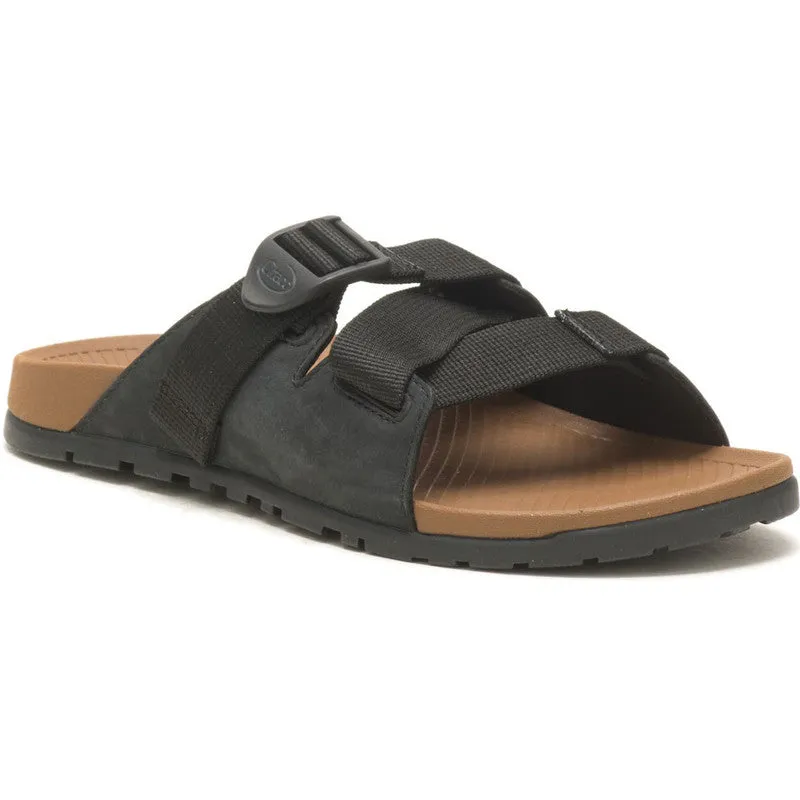 CHACO Lowdown Leather Slides Black Jch109412  Women (LF)