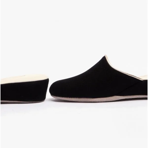 Chaleur EDDA Womens Mule Slippers Black