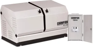 Champion Power Equipment 100177 8.5-kW Home Standby Generator with 50-Amp Outdoor-Rated Automatic Transfer Switch