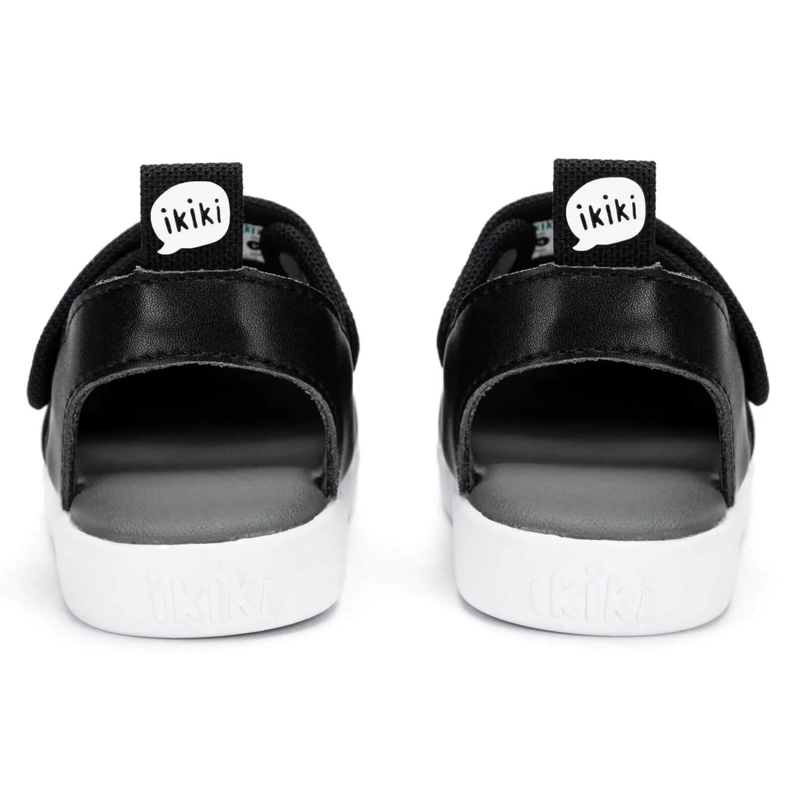 Checkered Squeakerless Toddler Sandals | Black/White