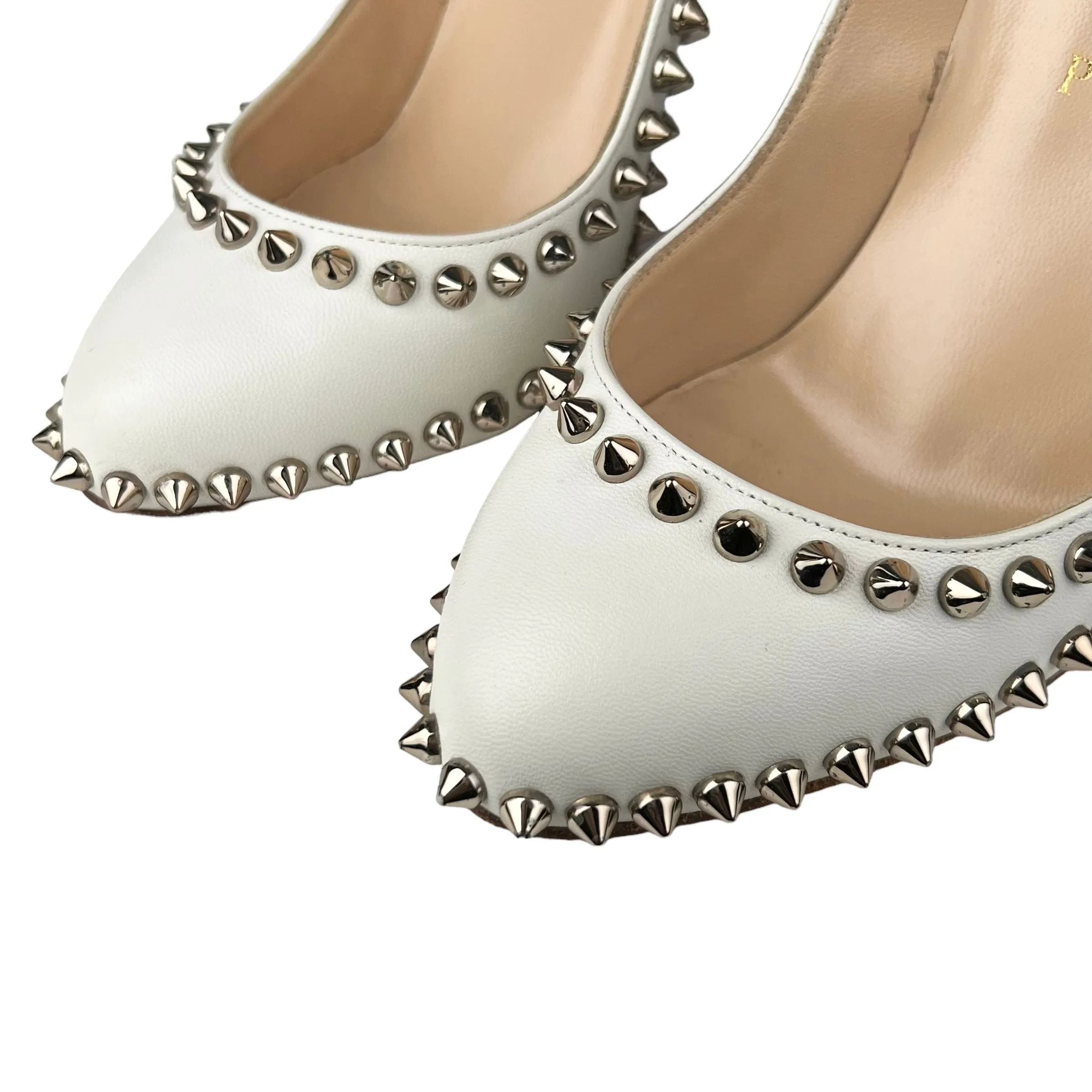 Christian Louboutin Neige/Colombe Met Dorispiky 100 Kid/Specchio Heel