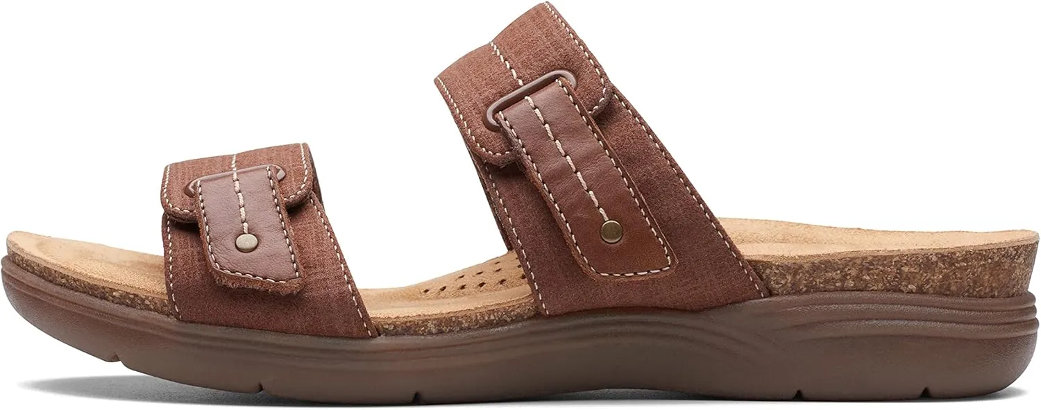 Clarks Women's April Dusk Slide Sandal