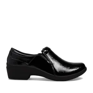 Clarks Women's Talene Pace Black Crinkle Patent 26174444