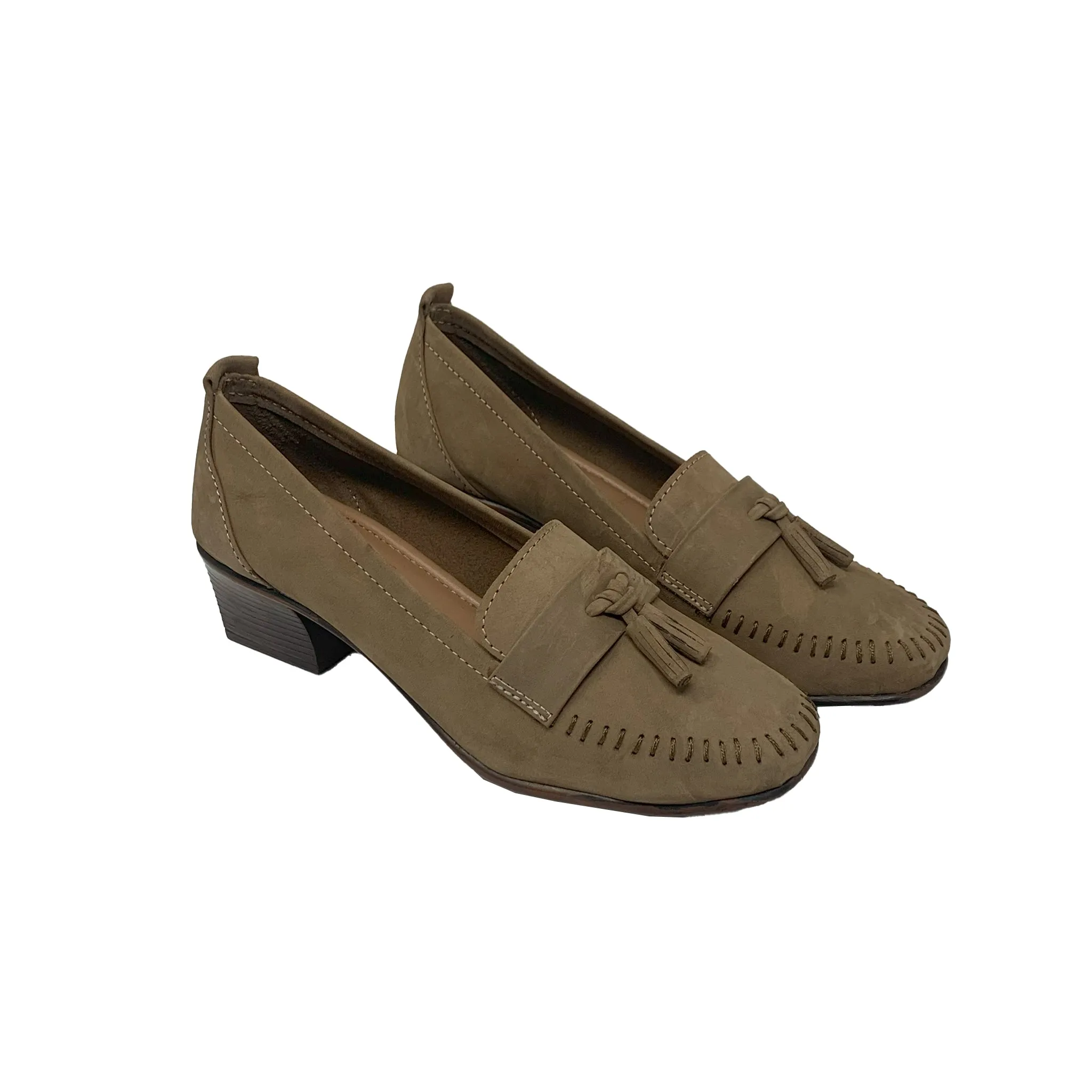 Classic Tassel Loafer Heels