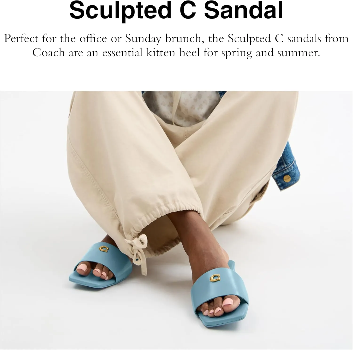 Coach Women's Sculpted C Sandal Platform
