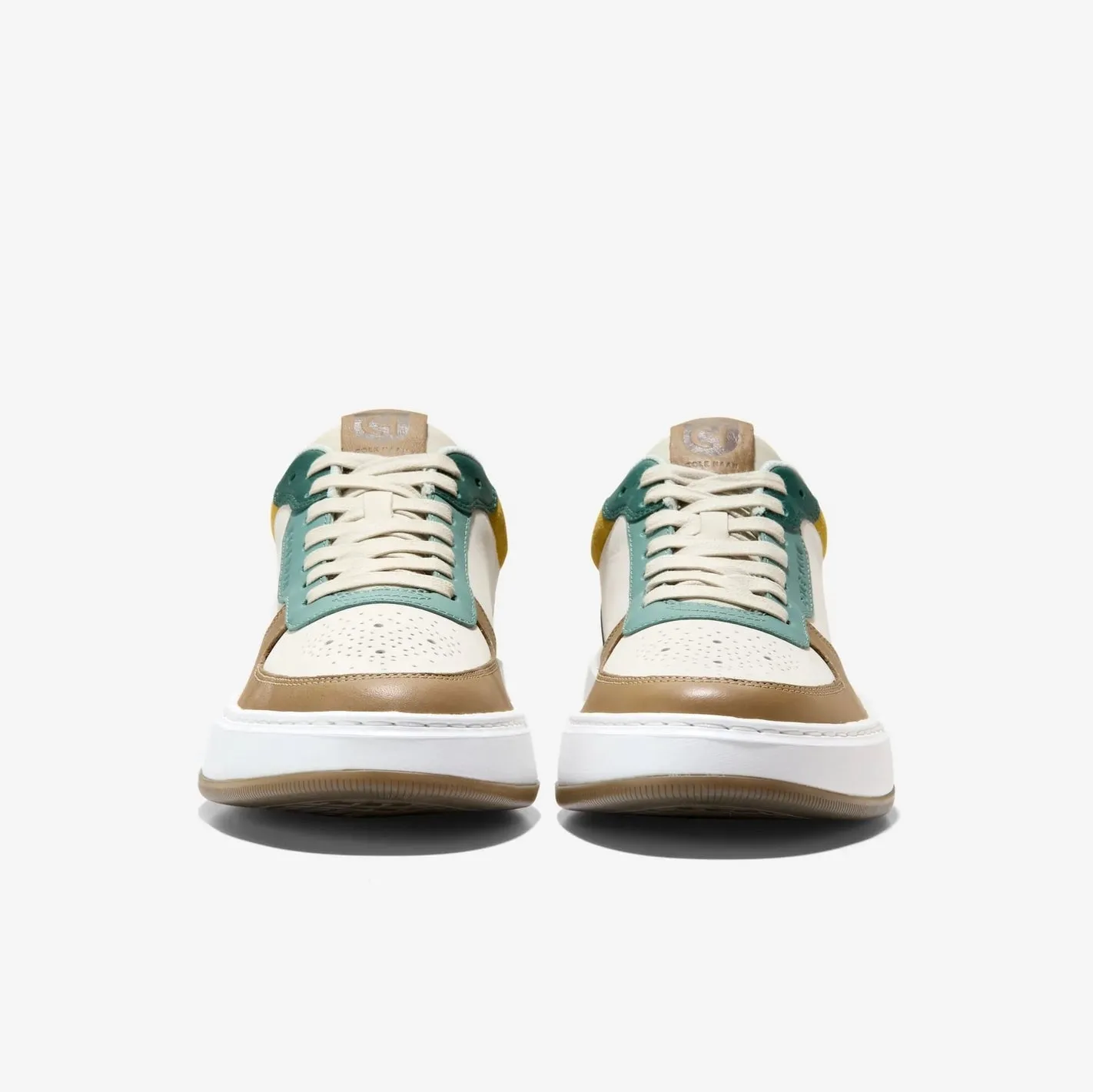 Cole Haan Men's Grandpro Crossover Sneaker Silver birch /blue wing teal C39590