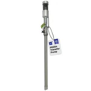 COSMOSTAR 2.5" 2:1 Air Operated Pneumatic Piston Pump for 55 Gallon Drum Teflon Packing Oil Chemical Transfer Pumps 4.0GPM/15LPM, High Fluid Pressure 240 Psi