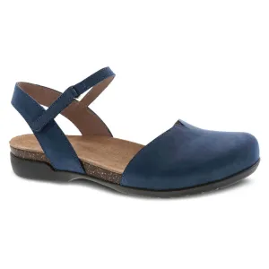 Dansko Women's Rowan Navy Milled Nubuck 6025755300