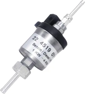 Diesel Heater Fuel Pump, Quieter, 22451901 12V Fuel Metering Pump Heater Oil Fuel Pump Diesel Heater Pump Parking Heater Replacement for Eberspacher Airtronic D2 D4 1KW-4KW Dosing Pump Heater