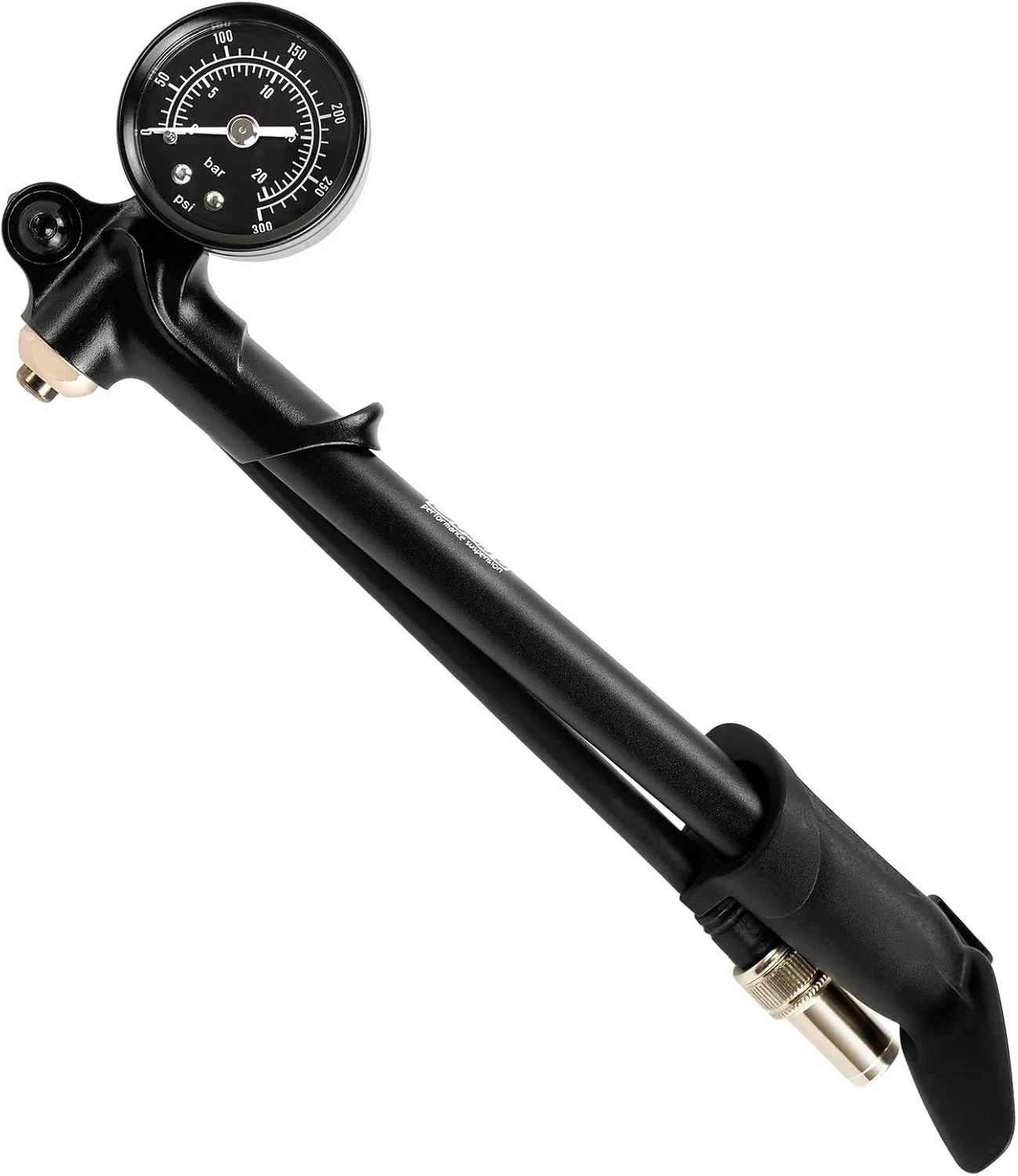DNM High Pressure 300 PSI(20 BAR) Max Front Fork & Rear Shock Suspension Portable Mini Pump with Air Bleed Button