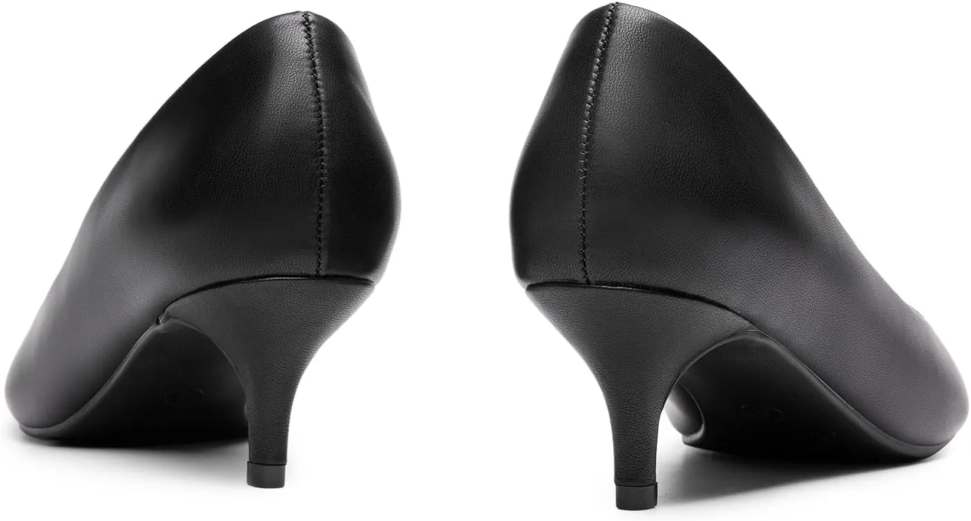 DREAM PAIRS Women's Pumps Kitten Heel Pointed Toe Shoes for Women Comfortable Office Work Dress Shoes