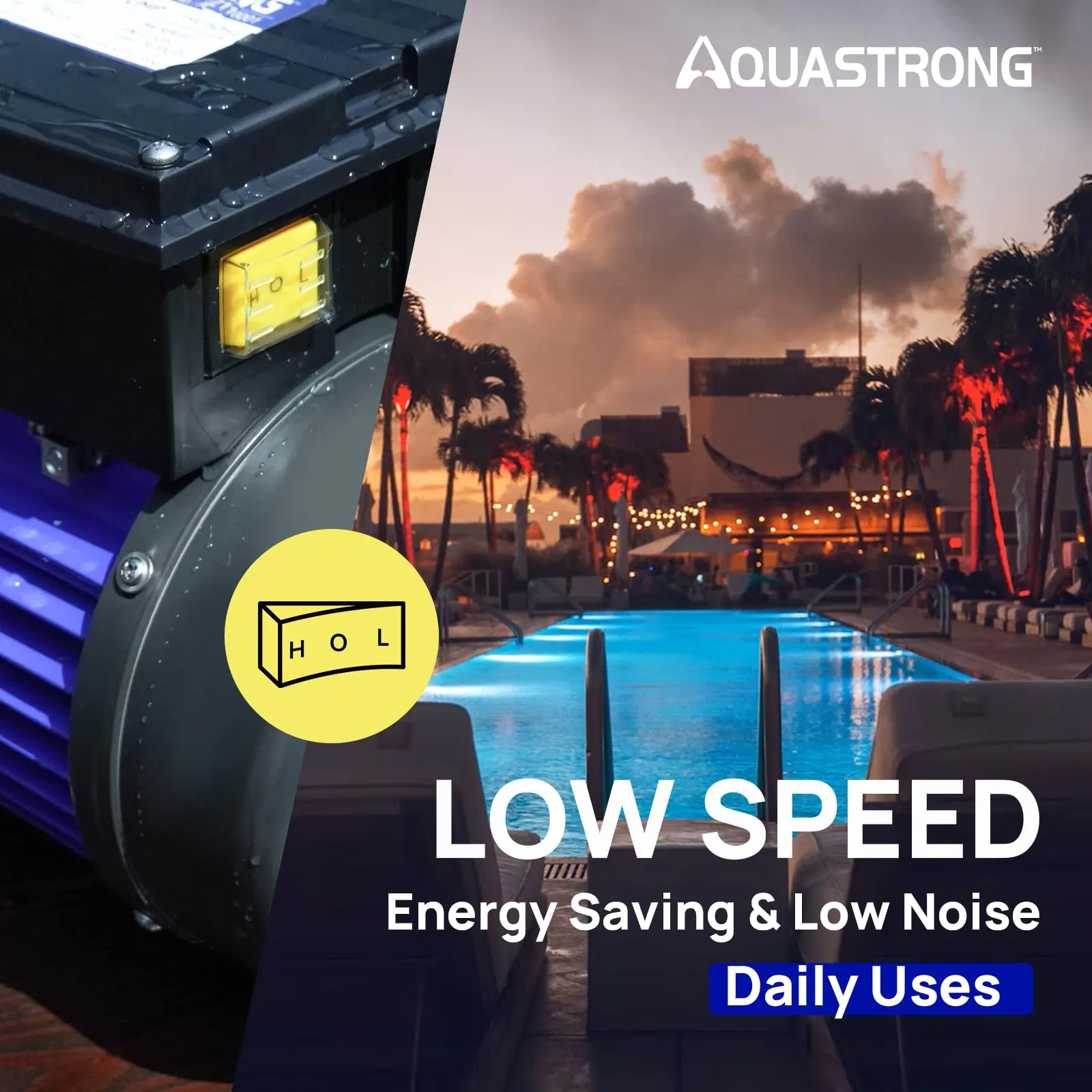 Dual Speed Pool Pumps, 1.5 HP & 2 HP, 4975GPH to 5186GPH, 115V