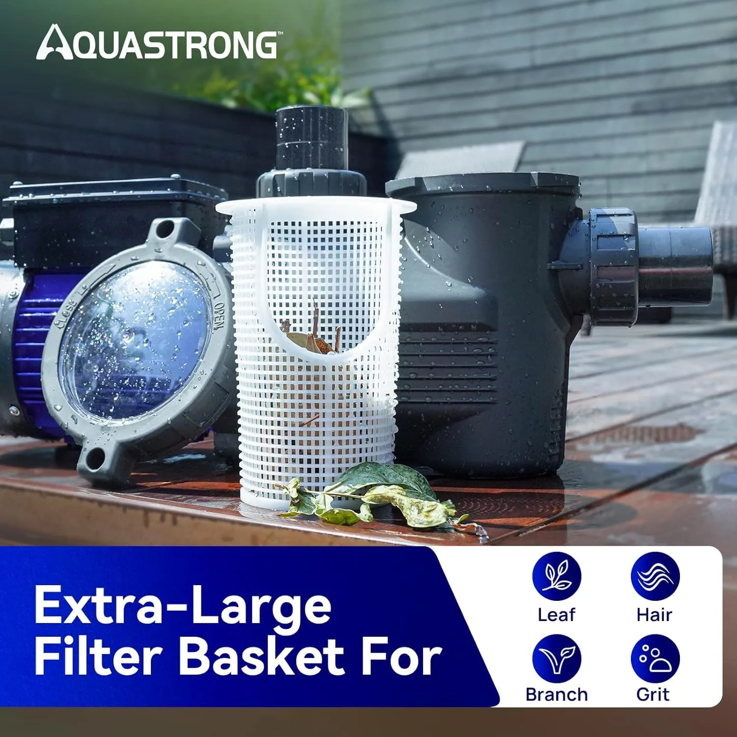 Dual Speed Pool Pumps, 1.5 HP & 2 HP, 4975GPH to 5186GPH, 115V