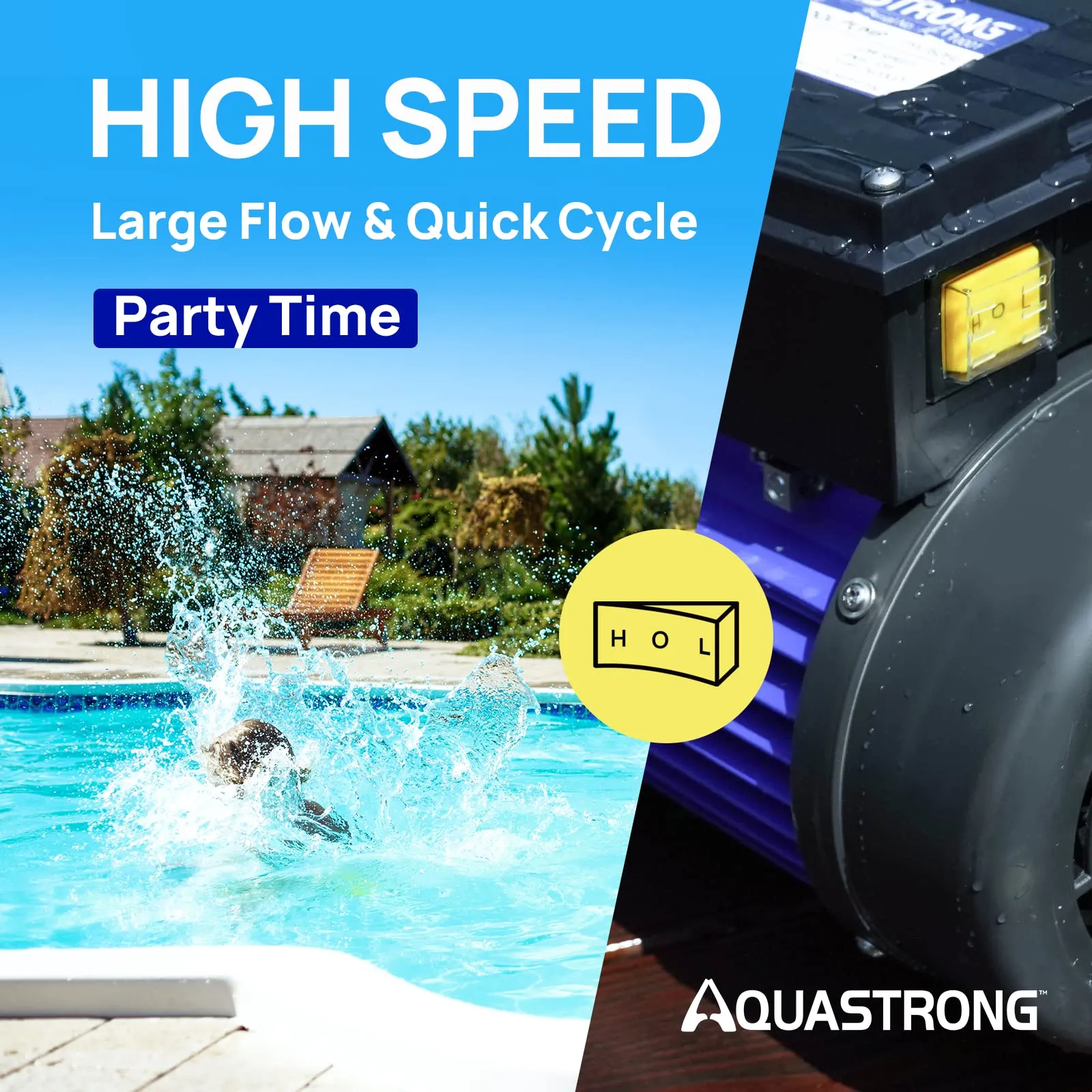 Dual Speed Pool Pumps, 1.5 HP & 2 HP, 4975GPH to 5186GPH, 115V