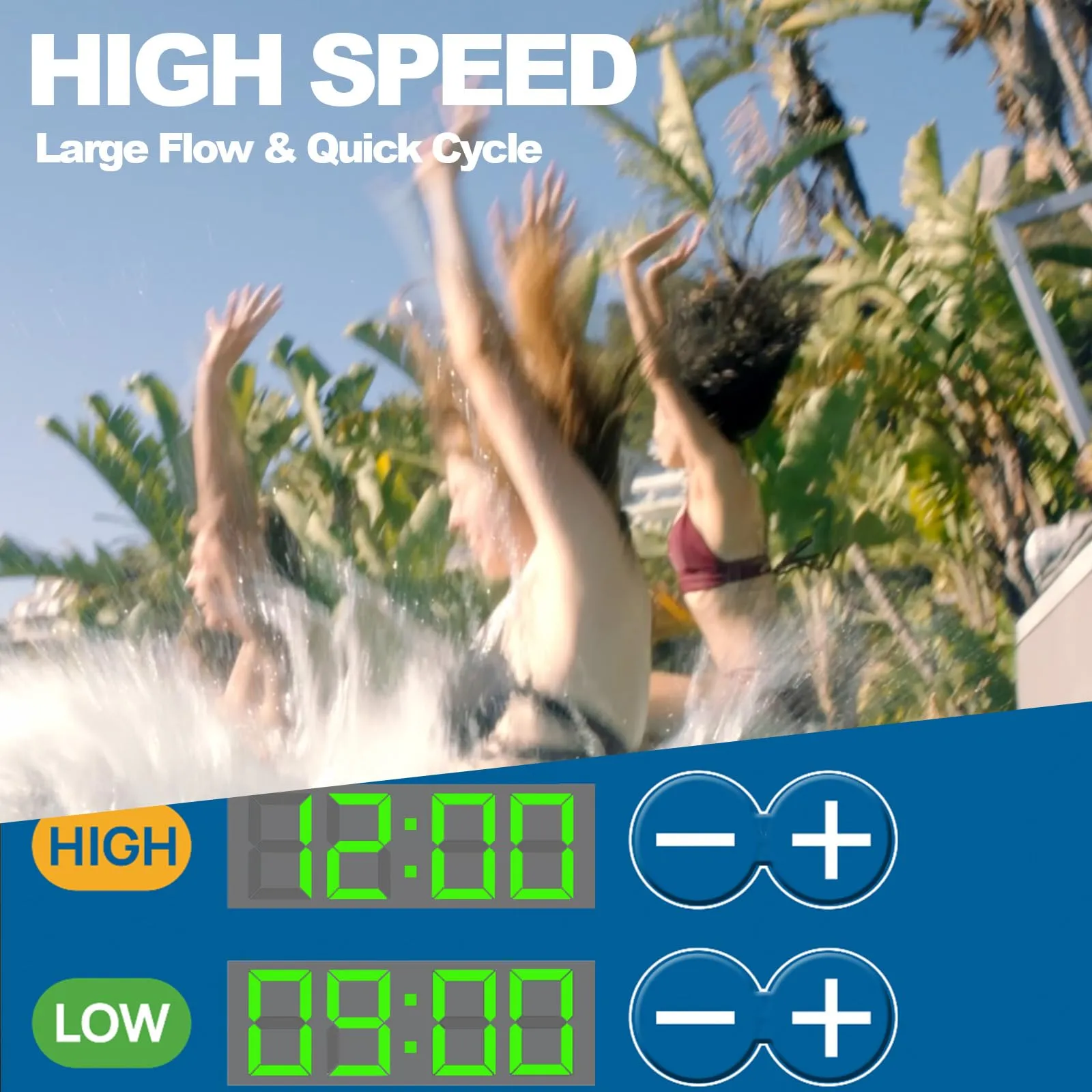 Dual Speed Pool Pumps, 1.5 HP & 2 HP, 4975GPH to 5186GPH, 115V